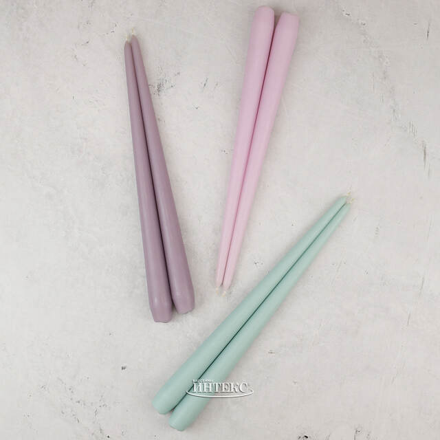 Высокая свеча 40 см Андреа вересковая Candleslight