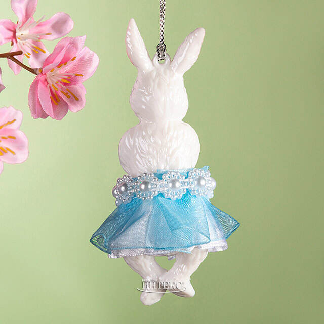 Подвесное украшение Зайка Марта - Вестница Пасхи 9 см Kurts Adler (Куртс Адлер)