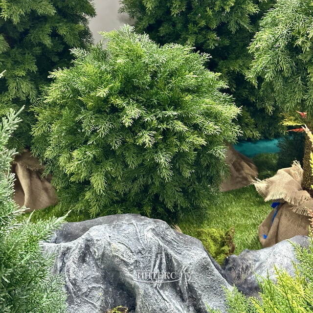 Искусственная Туя-шар 70 см, ЛИТАЯ 100% ElkaDe (ЕлкаДе)