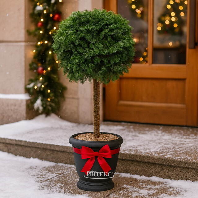 Искусственная Туя-шар на ножке 115 см, ЛИТАЯ 100% ElkaDe