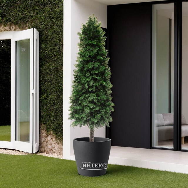 Искусственная Туя на ножке 150 см, ЛИТАЯ 100% ElkaDe