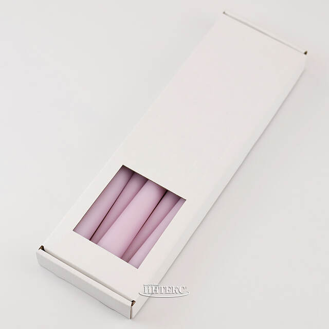 Высокие свечи 30 см Андреа Вельвет вересковые, 5 шт Candleslight (Кэндлслайт)