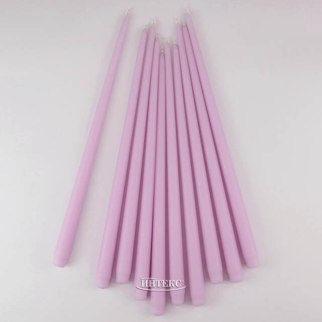 Высокая свеча 40 см Андреа вересковая Candleslight