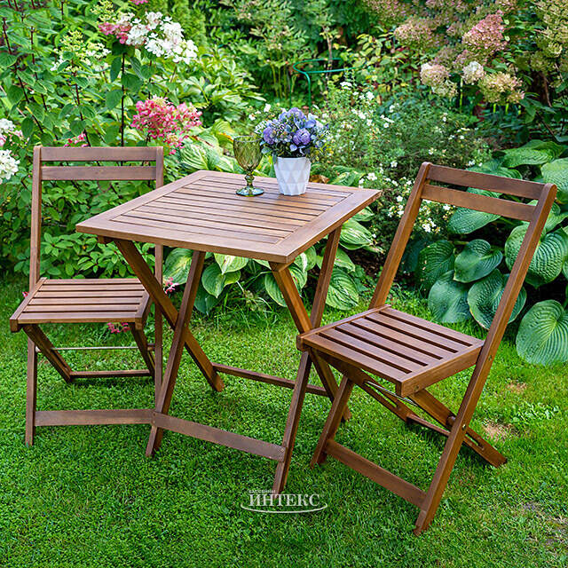 Комплект мебели для балкона Альменара: 1 стол + 1 стул, уцененный Koopman