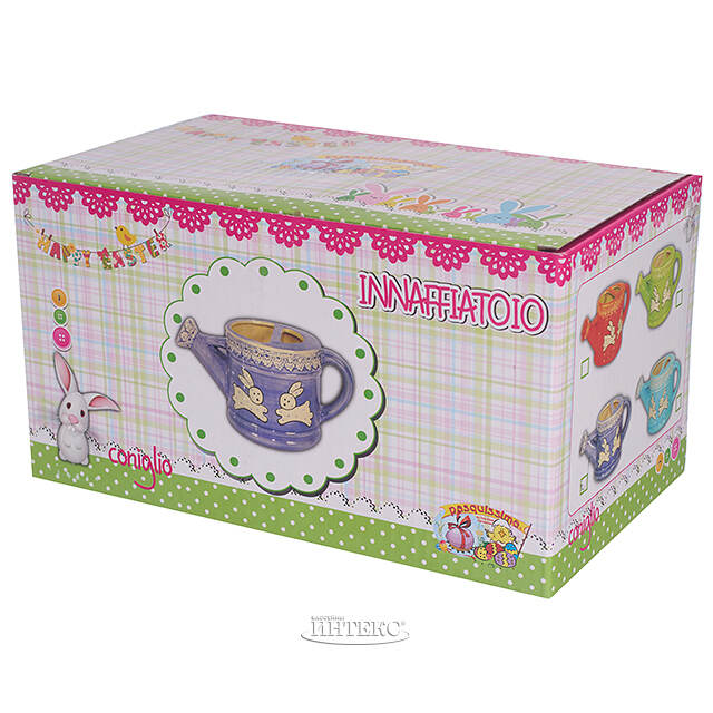 Декоративная лейка Fratelli Conigli 22*12 см оранжевая Due Esse Christmas