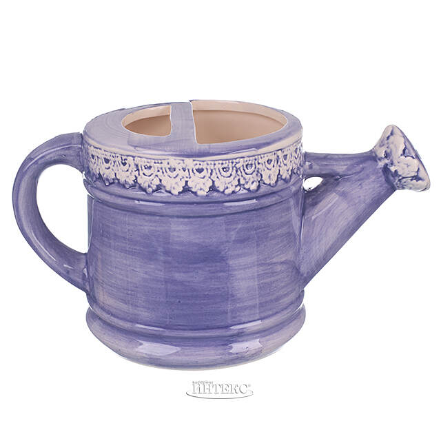 Декоративная лейка Фрателли Конигли 22*12 см фиолетовая Due Esse Christmas (Ду Эссе Кристмас)