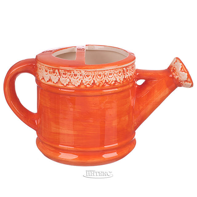 Декоративная лейка Fratelli Conigli 22*12 см оранжевая Due Esse Christmas