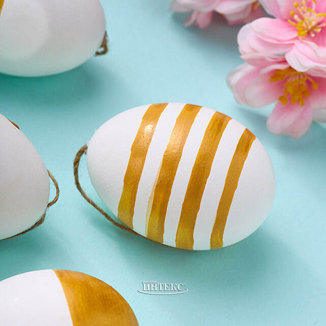 Пасхальные украшения Яйца - Easter Souvenir 6 см, 6 шт Due Esse Christmas