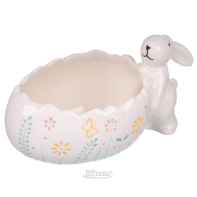 Конфетница Сахарный Кролик 17*9 см Due Esse Christmas (Ду Эссе Кристмас)