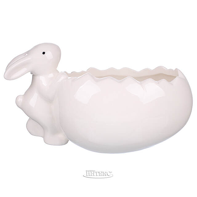 Конфетница Сахарный Кролик 17*9 см Due Esse Christmas (Ду Эссе Кристмас)