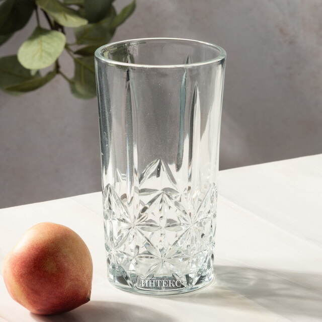 Набор стаканов для воды Беркли 4 шт, 260 мл, стекло Koopman