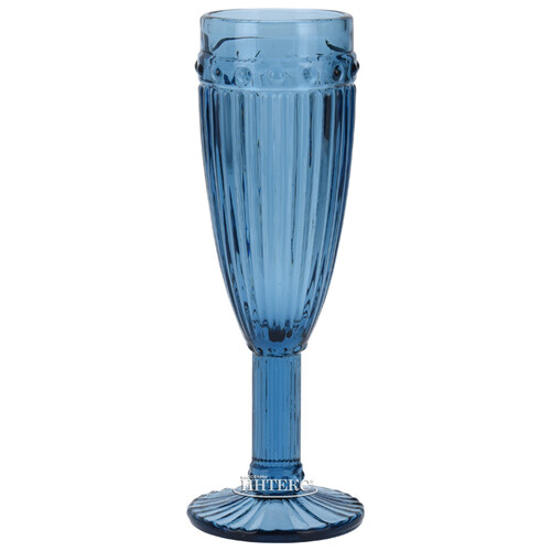 Бокал для шампанского Шамберте 170 мл синий, стекло Koopman