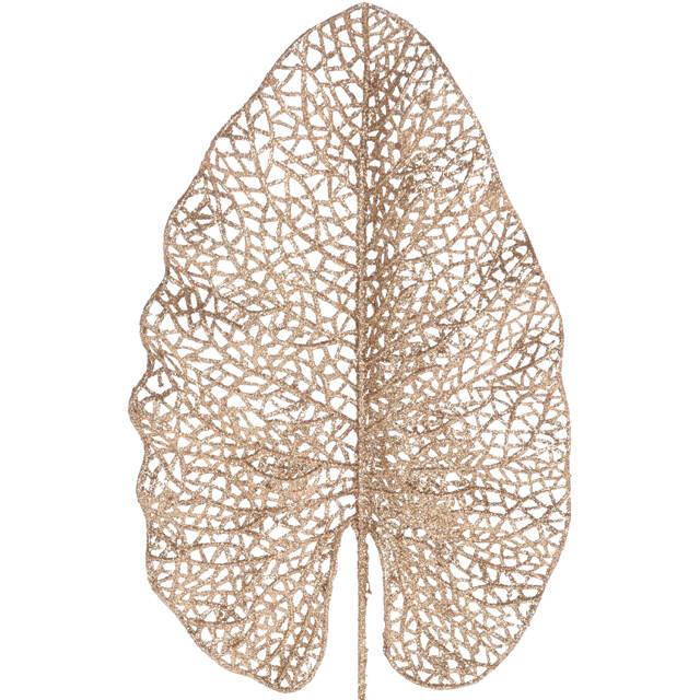 Декоративный лист Ажурная Калатея 67 см золотой Koopman