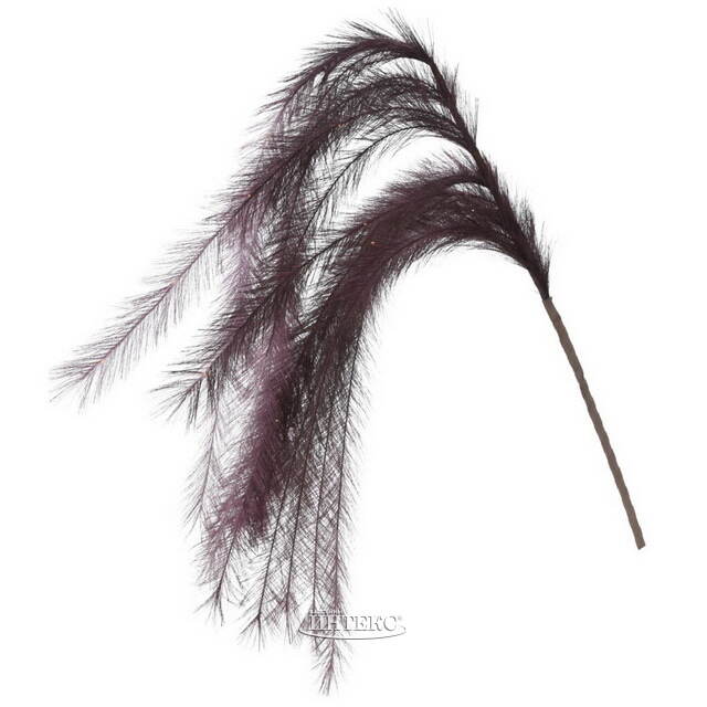 Светящаяся ветка с перьями Моника 130 см фиолетовая, теплые белые LED лампы, таймер, на батарейках Koopman (Купман)