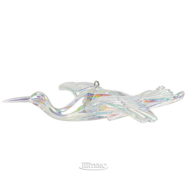 Елочная игрушка Птица - Пеларгониум Ирида 14 см Kurts Adler (Куртс Адлер)
