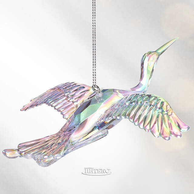 Елочная игрушка Птица - Пеларгониум Ирида 14 см Kurts Adler (Куртс Адлер)