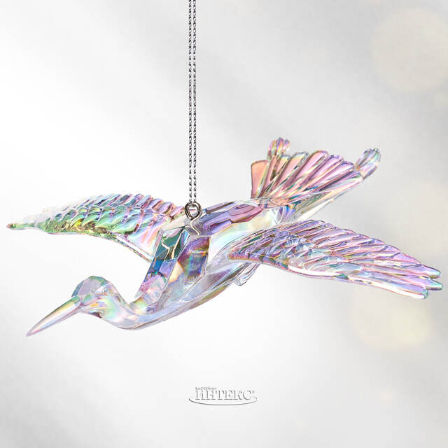 Елочная игрушка Птица - Пеларгониум Ирида 14 см Kurts Adler (Куртс Адлер)