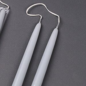 Античные свечи 30 см, 2 шт, светло-серые Омский Свечной фото 2