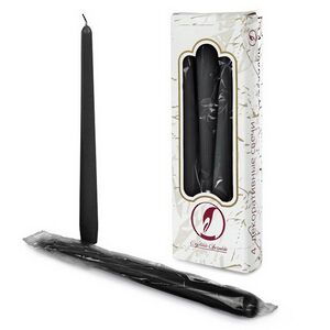 Античные свечи 26 см, 4 шт, черные Омский Свечной фото 4