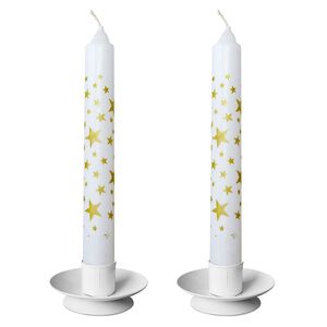 Новогодние свечи Christmas Dinner - Звезды 15 см, 4 шт (Омский Свечной, Россия). Артикул: 001660-свеча