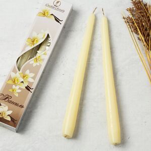 Античные ароматические свечи Ваниль 24.5 см, 2 шт (Омский Свечной, Россия). Артикул: 003110-свеча