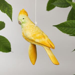 Садовое украшение-колокольчик Don Pappagallo 18 см желтый EDG фото 2