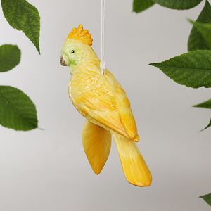 Садовое украшение-колокольчик Don Pappagallo 18 см желтый EDG фото 3