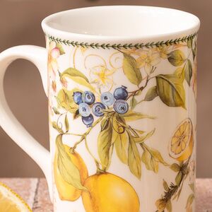 Набор чашек из фарфора Giardino di Limoni 2 шт EDG (ЭДГ) фото 5