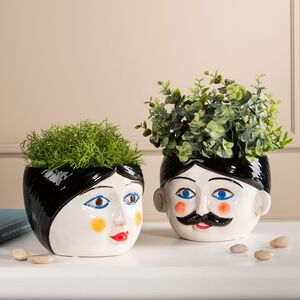 Кашпо в виде головы Teresa, Antonio 17*12 см