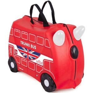 Детский чемодан-каталка Автобус Борис с наклейками Trunki фото 4