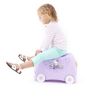 Детский чемодан на колесиках Хелло Китти лиловый Trunki фото 5