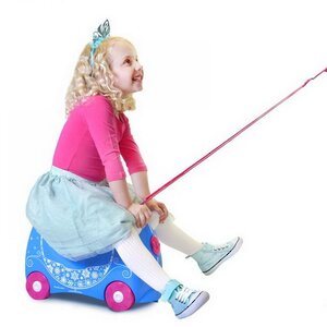 Детский чемодан на колесиках Жемчужная карета принцессы Trunki фото 4