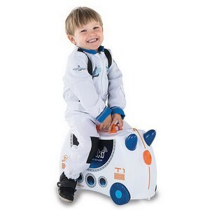 Детский чемодан на колесиках Космический Корабль Скай Trunki фото 2