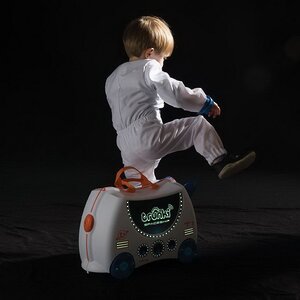 Детский чемодан на колесиках Космический Корабль Скай Trunki фото 6