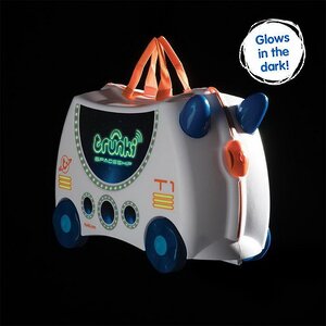 Детский чемодан на колесиках Космический Корабль Скай Trunki фото 8