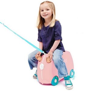 Детский чемодан-каталка Фламинго Флосси с наклейками Trunki фото 7