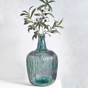 Стеклянная ваза-бутылка Грэм 37*22 см