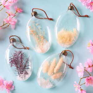 Набор стеклянных елочных игрушек Яйца Уотерсток 14 см, 4 шт