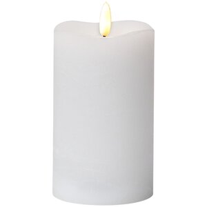 Светодиодная свеча с имитацией пламени Flamme 14*7.5 см на батарейках, таймер Star Trading фото 3