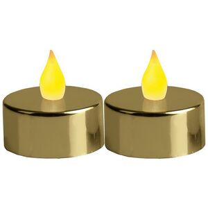 Чайная LED свеча на батарейке Анджело 4 см мерцающая, 2 шт (Star Trading, Швеция). Артикул: 066-05