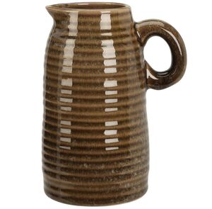 Керамическая ваза-кувшин Стэнли 17 см коричневая Koopman (Купман) фото 5