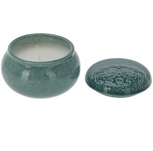 Ароматическая свеча Barnsley Sage 9 см зеленая Koopman фото 6