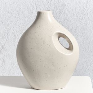 Фарфоровая ваза кувшин Монте-Альбан 20 см бежевая Koopman (Купман) фото 2