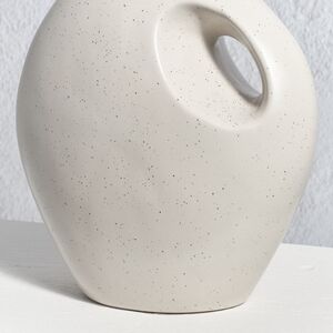 Фарфоровая ваза кувшин Монте-Альбан 20 см бежевая Koopman (Купман) фото 4