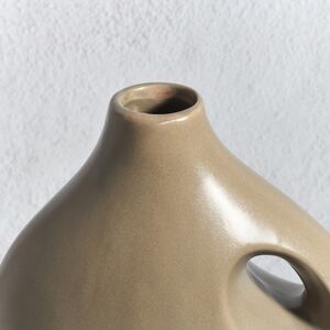 Фарфоровая ваза кувшин Монте-Альбан 20 см оливковая Koopman (Купман) фото 3