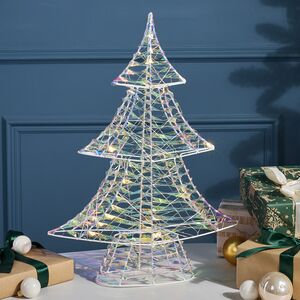 Светодиодная Елка Франсин 50 см, 120 холодных белых LED ламп, IP44 Winter Deco фото 3