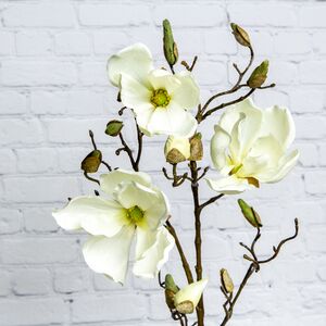 Веточка Цветущая Магнолия 88 см, белая (Edelman, Нидерланды). Артикул: 1005579