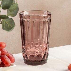 Стакан для воды Монруж 300 мл розовый, стекло Boltze фото 2