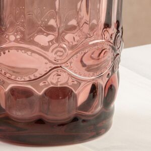 Стакан для воды Монруж 300 мл розовый, стекло Boltze фото 3