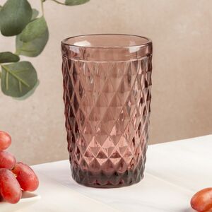Стакан для воды Шатель 300 мл розовый, стекло Boltze фото 2